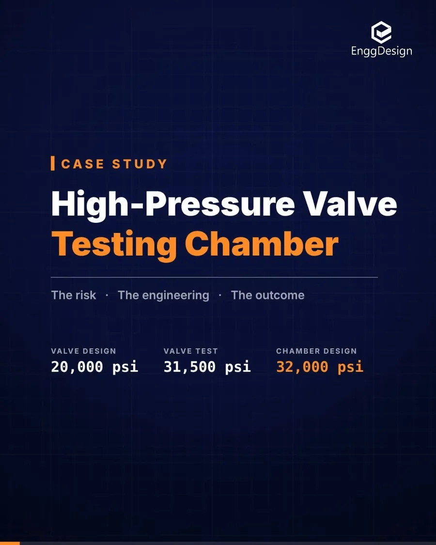 Title frame of the valve testing chamber case film