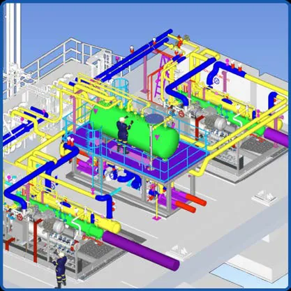 Refrigeration and chilling plant 3D model