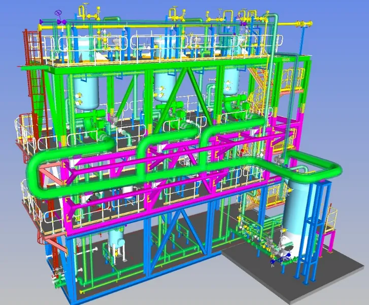 Filtration package 3D model